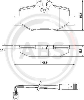 Remblokset ABS 37450