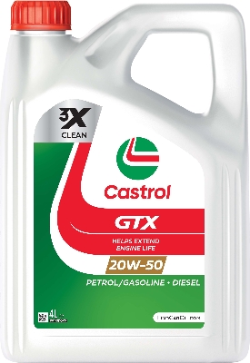 Castrol GTX 20W-50  4 Liter 15F645