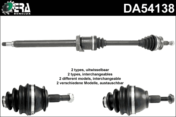 Aandrijfas Era Benelux DA54138