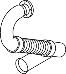 Uitlaatpijp Dinex 21189