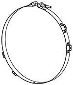 Uitlaatklem Dinex 21909