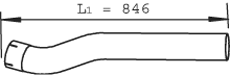 Uitlaatpijp Dinex 22258