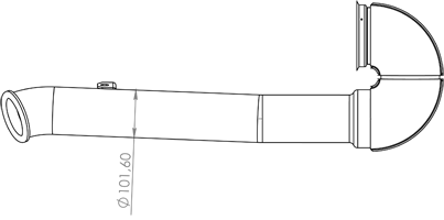 Uitlaatpijp Dinex 22621