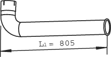 Uitlaatpijp Dinex 22720
