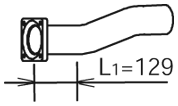 Uitlaatpijp Dinex 28215