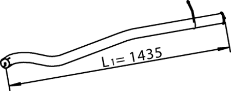 Uitlaatpijp Dinex 28781