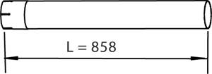 Uitlaatpijp Dinex 28789