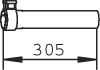 Uitlaatpijp Dinex 36609