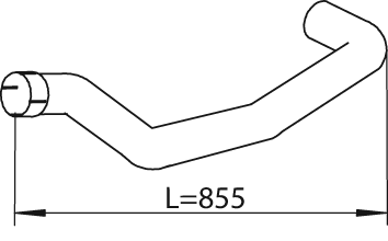 Uitlaatpijp Dinex 47524