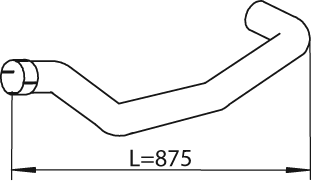 Uitlaatpijp Dinex 47529