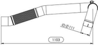 Uitlaatpijp Dinex 47530