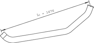 Uitlaatpijp Dinex 47626