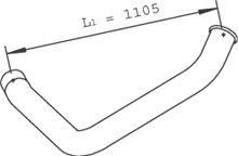 Uitlaatpijp Dinex 47630