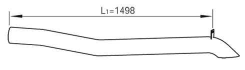 Uitlaatpijp Dinex 47662