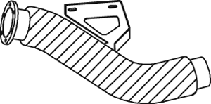 Uitlaatpijp Dinex 48186