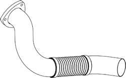 Uitlaatpijp Dinex 48293