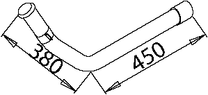Uitlaatpijp Dinex 50212