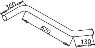 Uitlaatpijp Dinex 50613