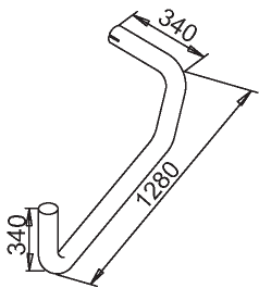 Uitlaatpijp Dinex 50691