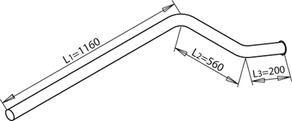 Uitlaatpijp Dinex 50738