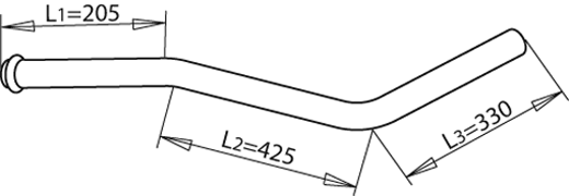 Uitlaatpijp Dinex 51116