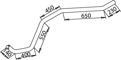 Uitlaatpijp Dinex 51272