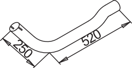 Uitlaatpijp Dinex 52108