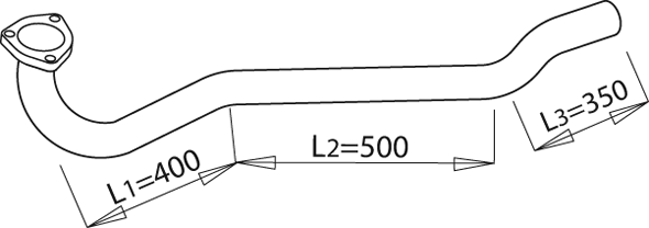 Uitlaatpijp Dinex 52124