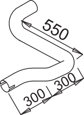 Uitlaatpijp Dinex 52166