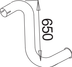 Uitlaatpijp Dinex 52649