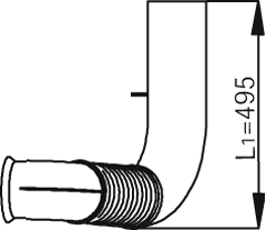 Uitlaatpijp Dinex 53127