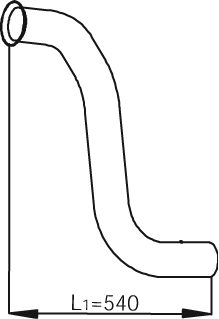 Uitlaatpijp Dinex 53146