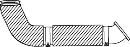 Uitlaatpijp Dinex 54218