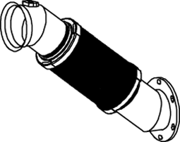 Uitlaatpijp Dinex 54280