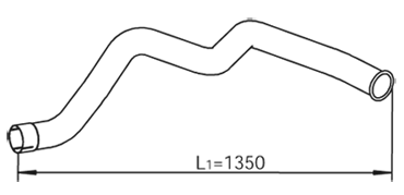 Uitlaatpijp Dinex 54694