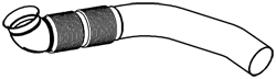 Uitlaatpijp Dinex 56156