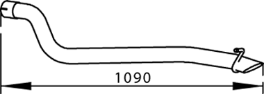 Uitlaatpijp Dinex 56601