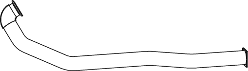 Uitlaatpijp Dinex 64154