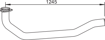 Uitlaatpijp Dinex 64184