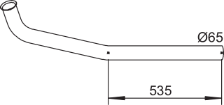 Uitlaatpijp Dinex 64235