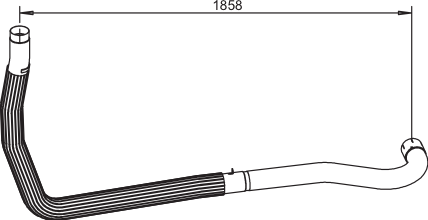 Uitlaatpijp Dinex 64520