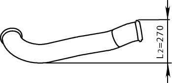 Uitlaatpijp Dinex 64531