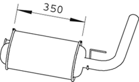 Achterdemper Dinex 66323