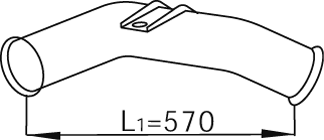 Uitlaatpijp Dinex 68241