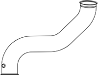 Uitlaatpijp Dinex 68524