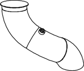 Uitlaatpijp Dinex 68626