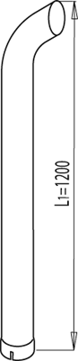 Uitlaatpijp Dinex 68661