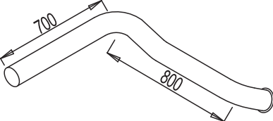 Uitlaatpijp Dinex 68690