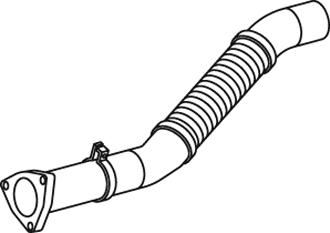 Uitlaatpijp Dinex 69107