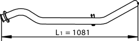 Uitlaatpijp Dinex 74500